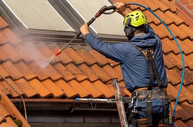 Démoussage et hydrofuge de toiture aux Genettes
